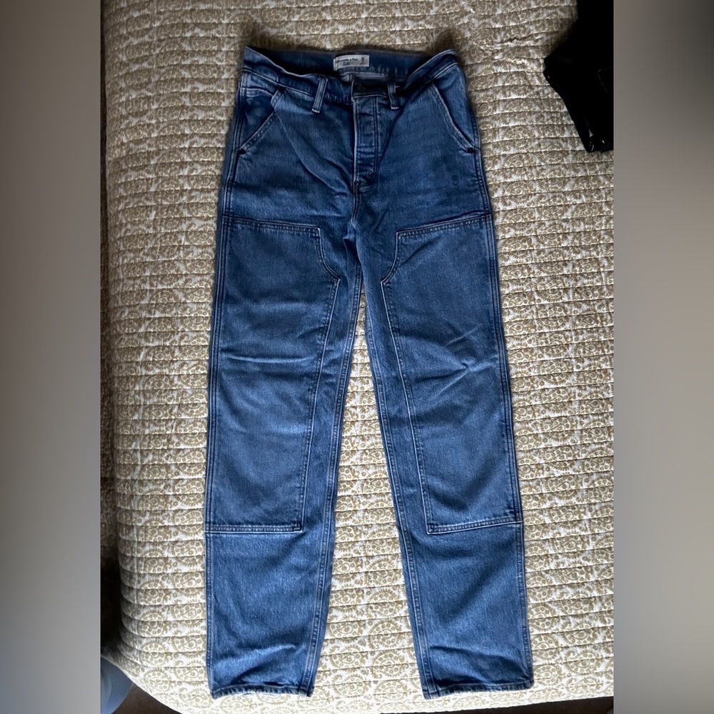 Abercrombie & Fitch High Rise Blue Jeans